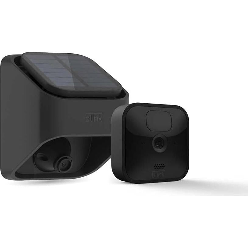Blink Outdoor (3rd Gen) + Solar Panel Charging Mount – wireless, HD smart security camera, solar-powered, motion detection – Add-on camera (Sync Module required)