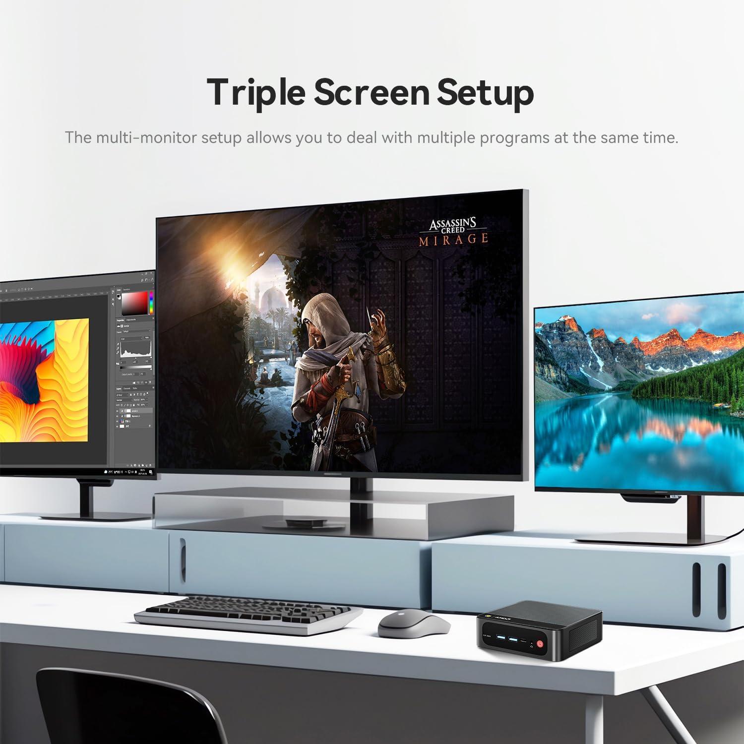 Mini PC Beelink SER5 PRO Ryzen 7 5850U 32GB RAM 1TB SSD