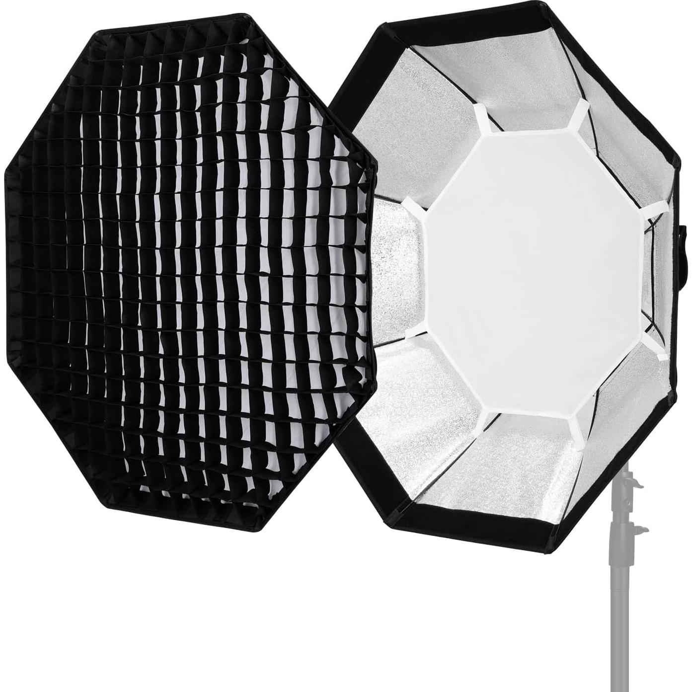 Softbox Octágono Godox 120cm con Rejilla y Difusores
