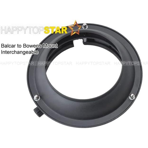 Balcar to Bowens Mount Speedring Speeding Ring Adapter Adaptor Converter for Studio Flash Strobe Light