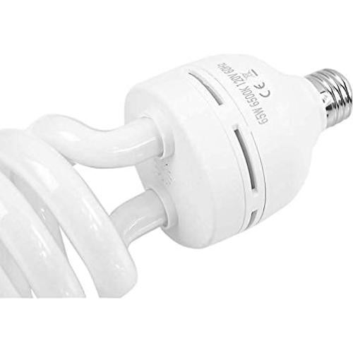 Bombilla Fluorescente Espiral Foto&Tech 65W 6500K E26 (2 Unidades)