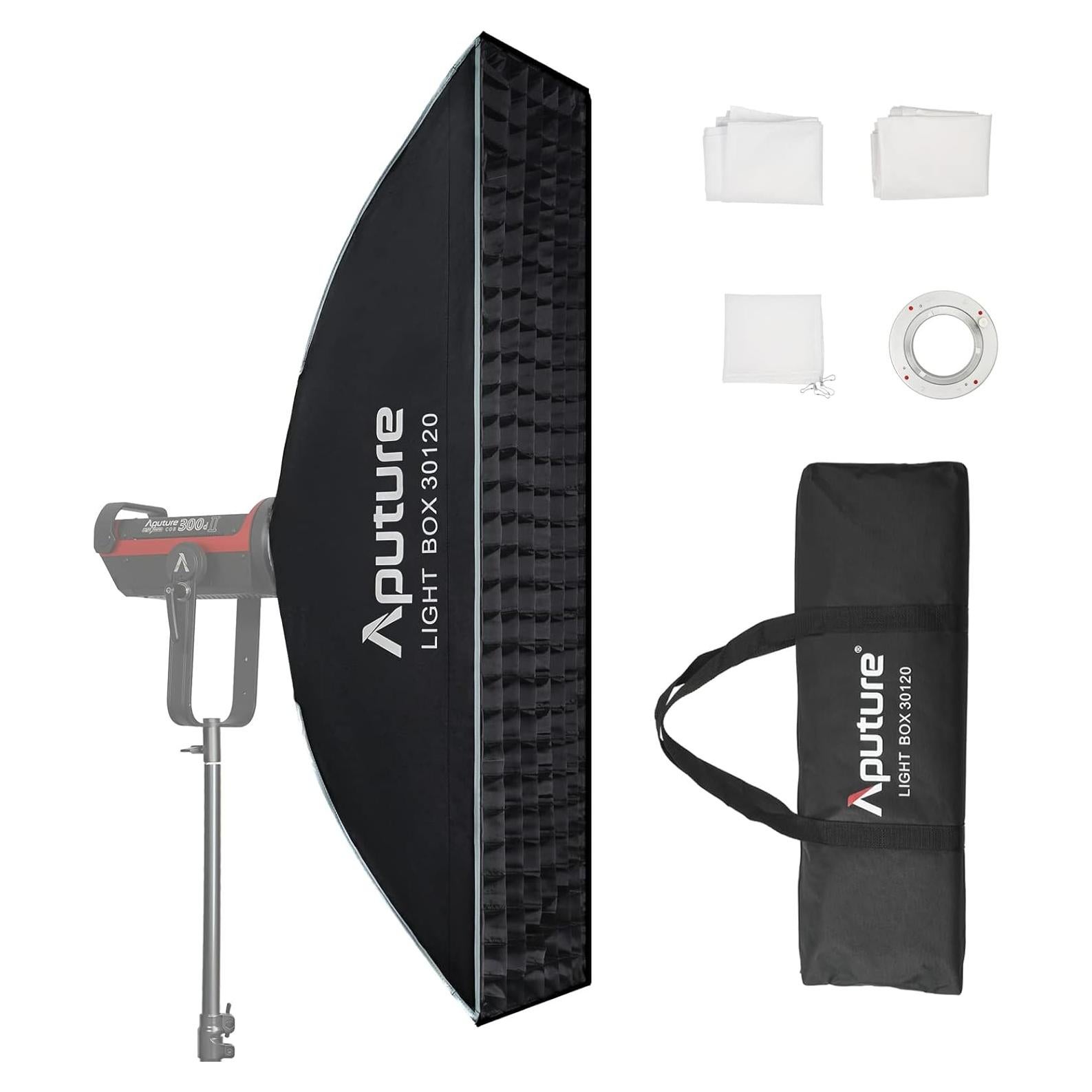 Softbox Aputure 30120 Rectangular 30x120cm Montaje Bowens