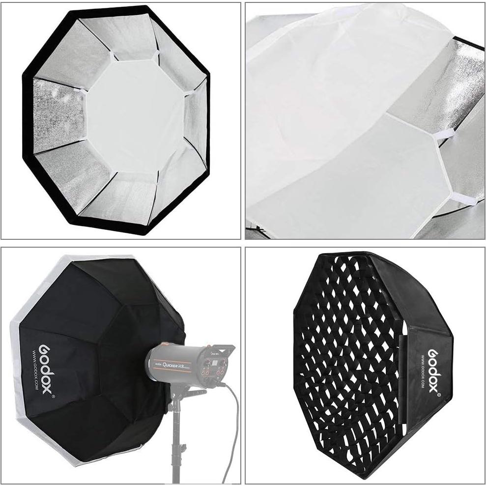 Softbox Octagonal Godox 95cm Bowens para Estudio Fotográfico