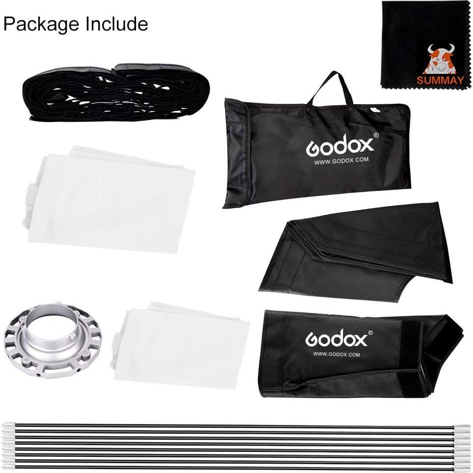 Softbox Octagonal Godox 95cm Bowens para Estudio Fotográfico