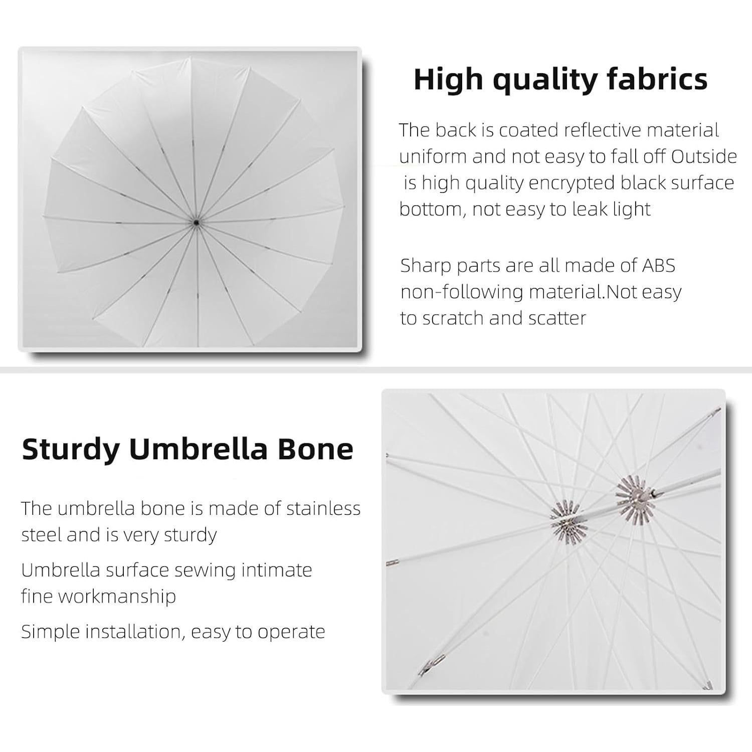 Paraguas de Luz Suave Godox UB-L2 75" (180 cm) para Fotografía