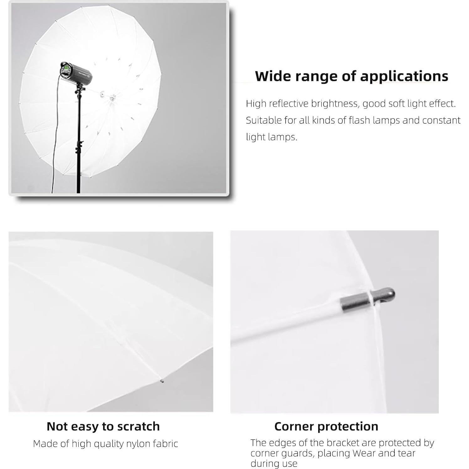 Paraguas de Luz Suave Godox UB-L2 75" (180 cm) para Fotografía