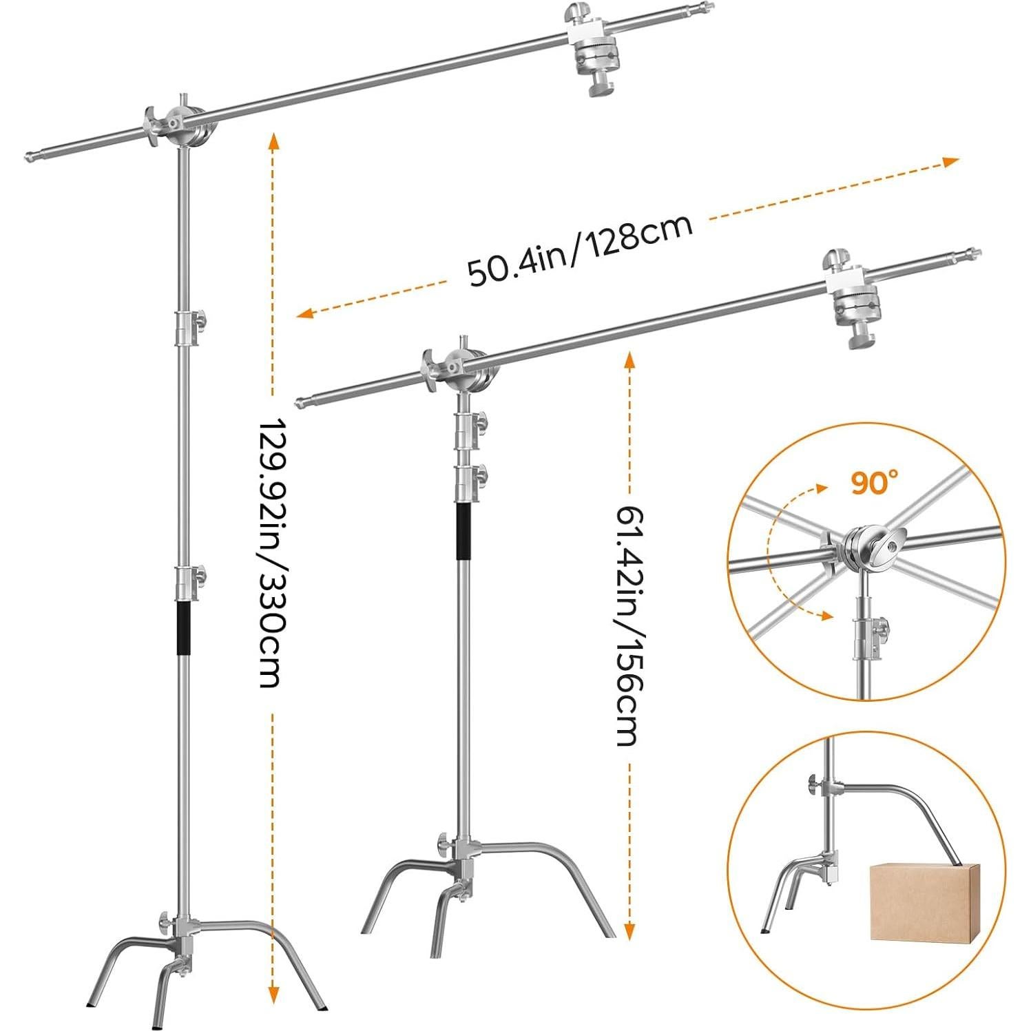 Soporte C Pesado Huzofexo con Brazo Boom 330 cm para Fotografía