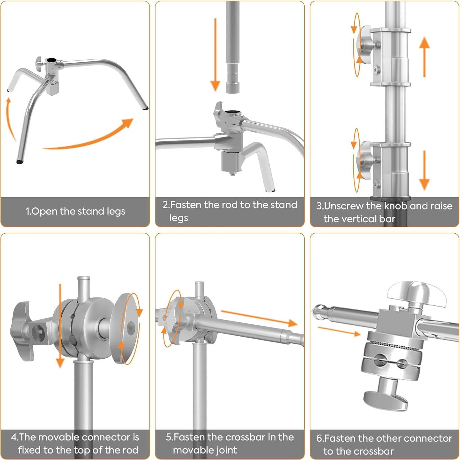 Soporte C Pesado Huzofexo con Brazo Boom 330 cm para Fotografía