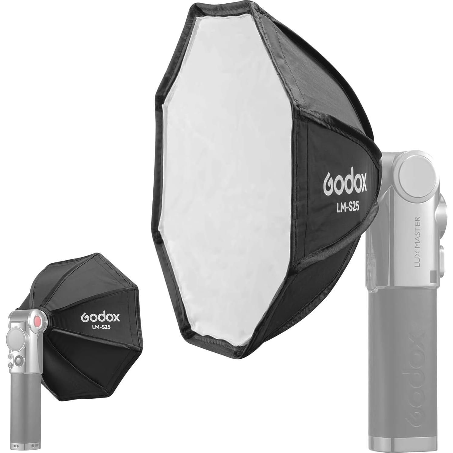 Softbox Octa Godox LM-S25 para Flash de Cámara 200g