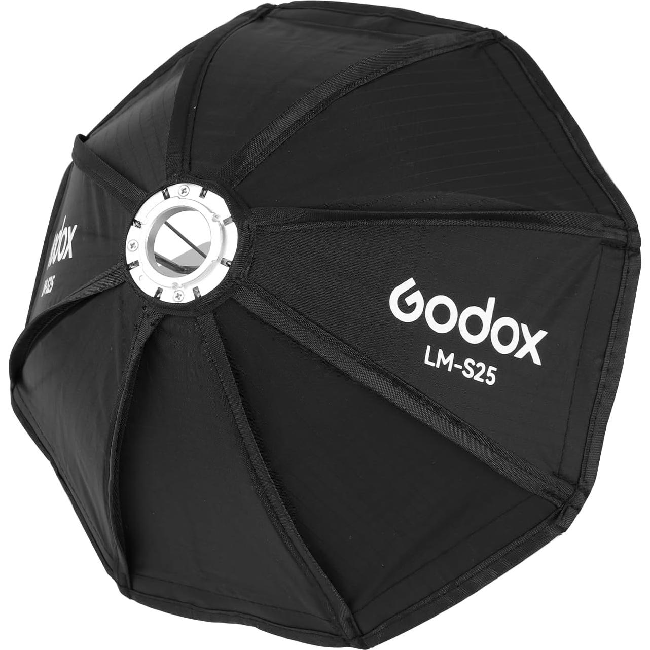 Softbox Octa Godox LM-S25 para Flash de Cámara 200g
