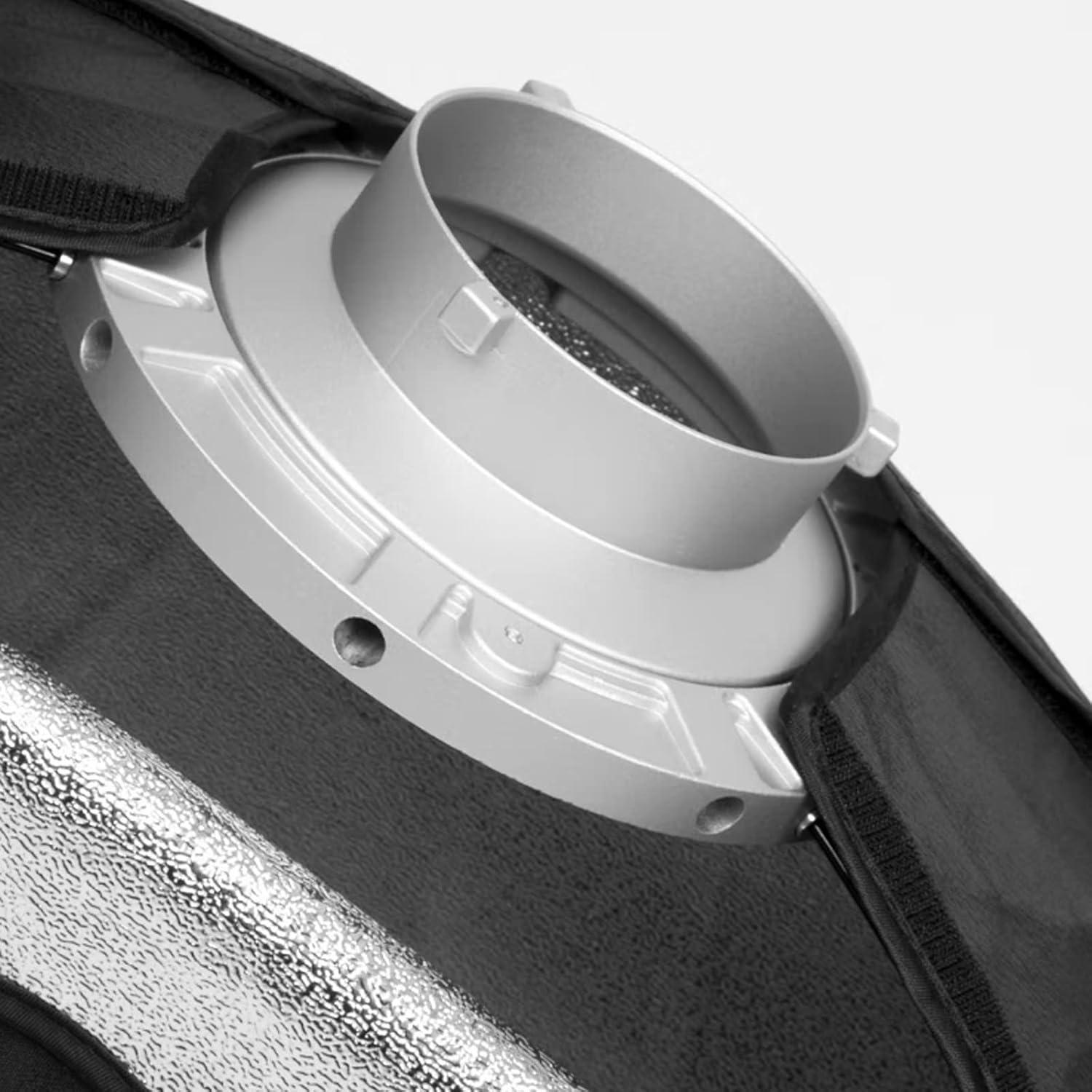 Softbox Godox 35x160cm con Rejilla Panal y Soporte Bowens