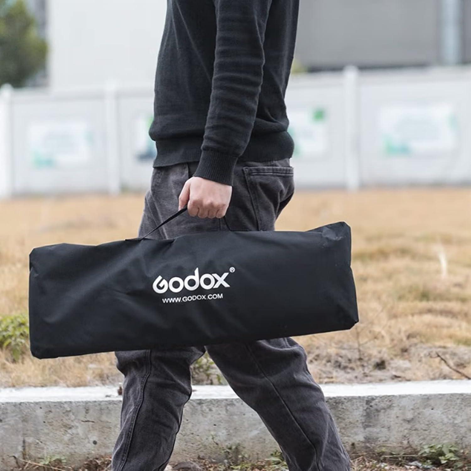 Softbox Godox 35x160cm con Rejilla Panal y Soporte Bowens