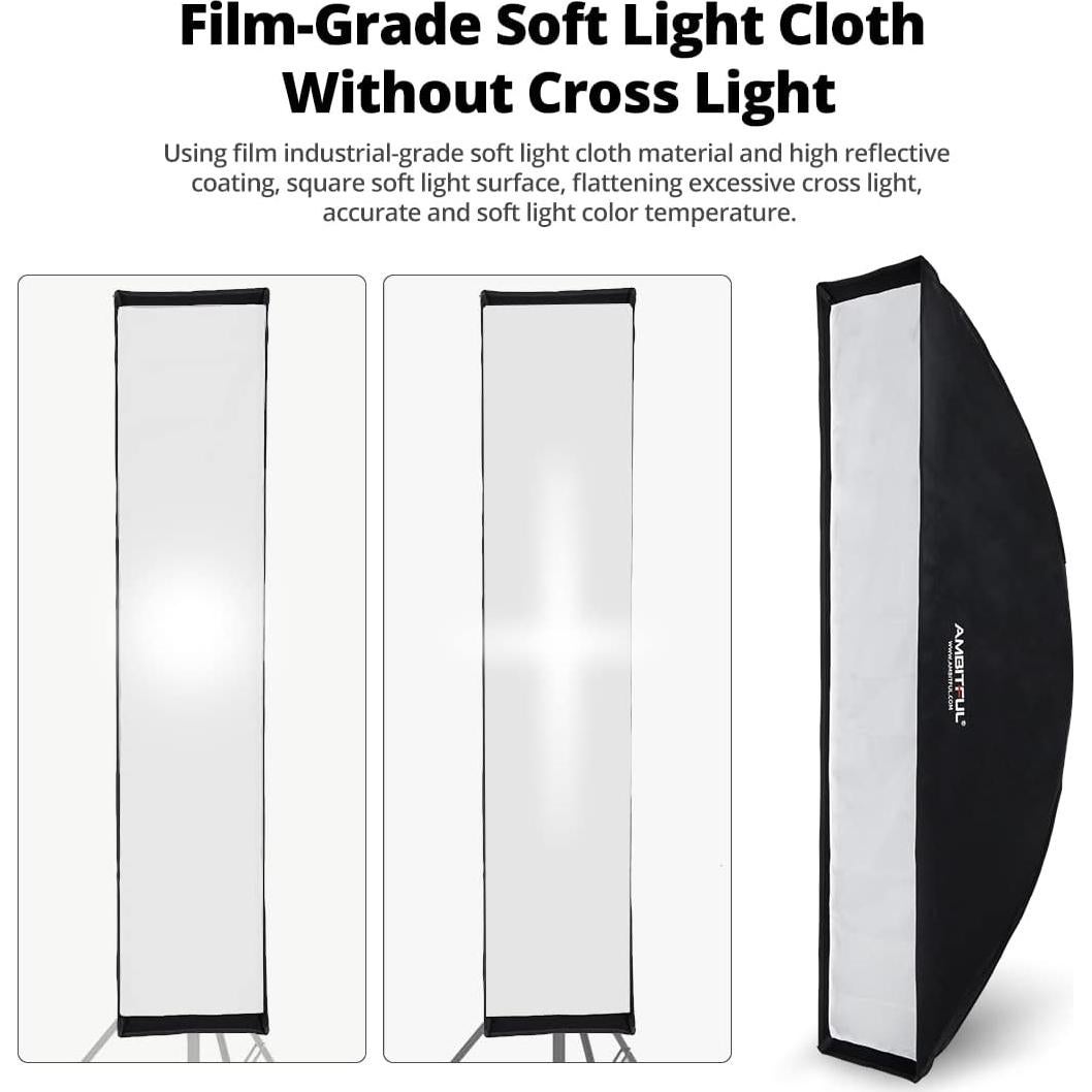 Rejilla de Panal Softbox AMBITFUL 30x120cm para Flash (2PCS)