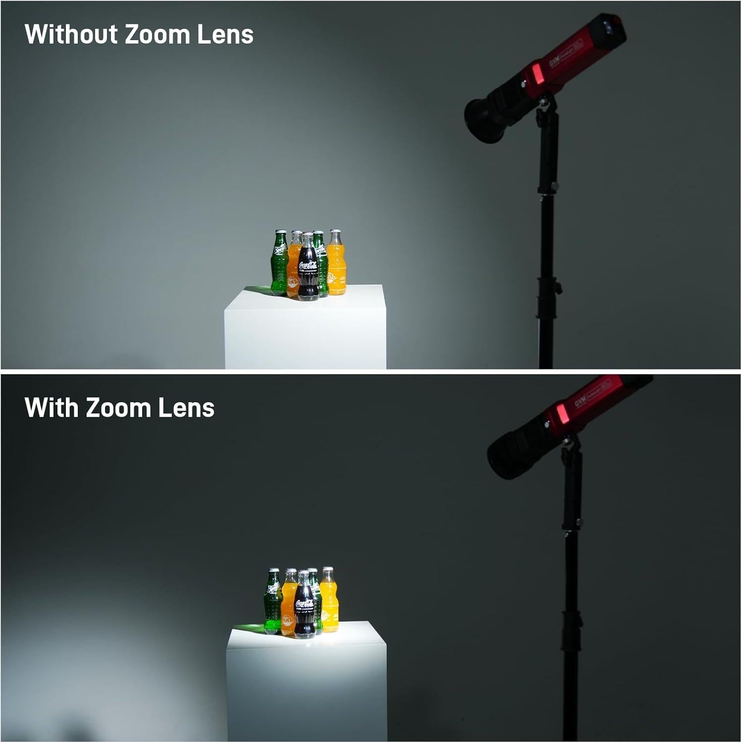 Luz de Video GVM PD60C RGB 60W con Softbox y Resistencia IP65