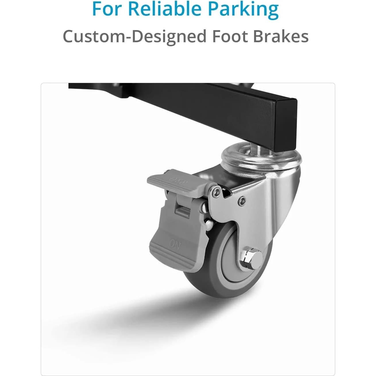 Soporte de Luz Plegable PROAIM 2.6m con Ruedas y Carga 13kg