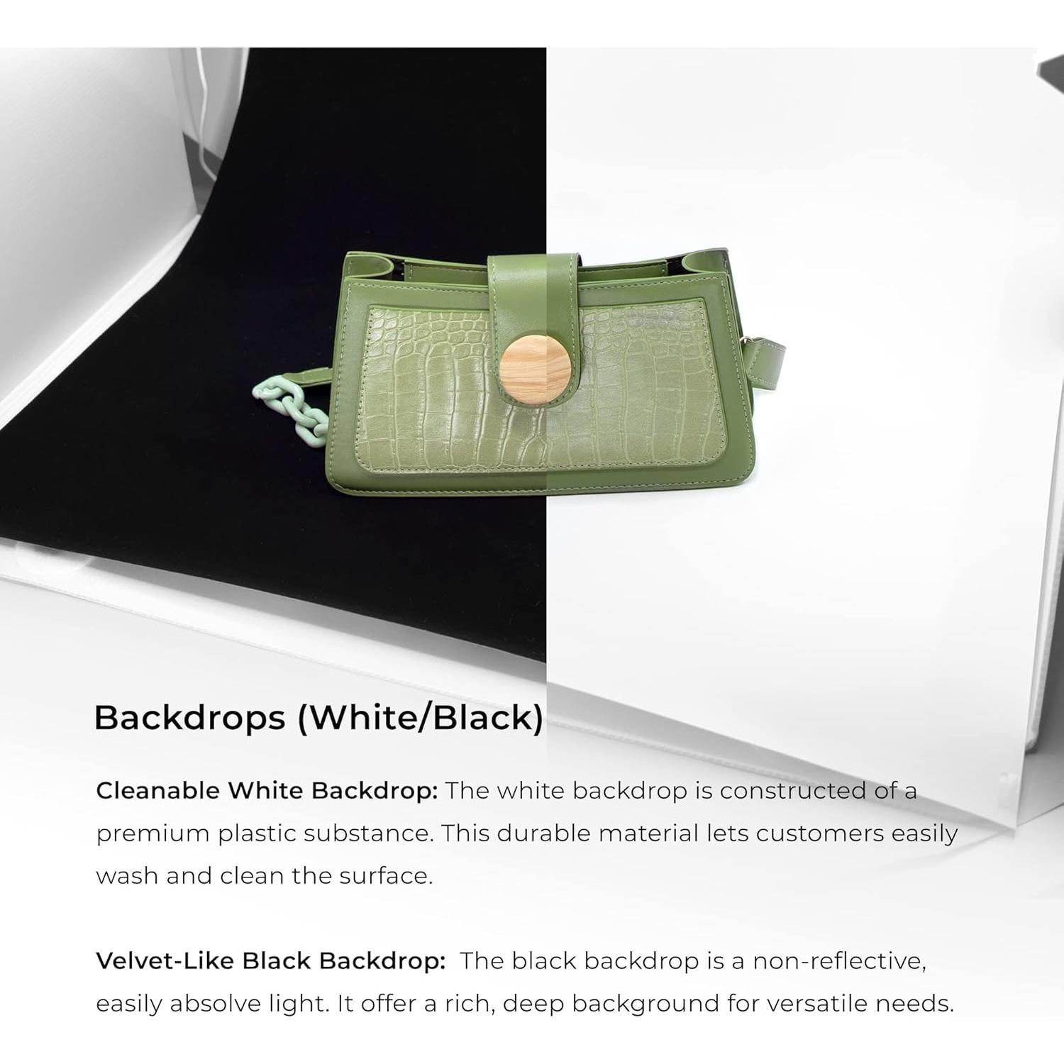 Foldio3 (25inch Lightbox for Product Photography / 25" x 25" / Portable Studio, Dimmable LED Chips, CRI 97+, Background Sheet Included | ORANGEMONKIE | World 1st All-in-one Photo Studio)