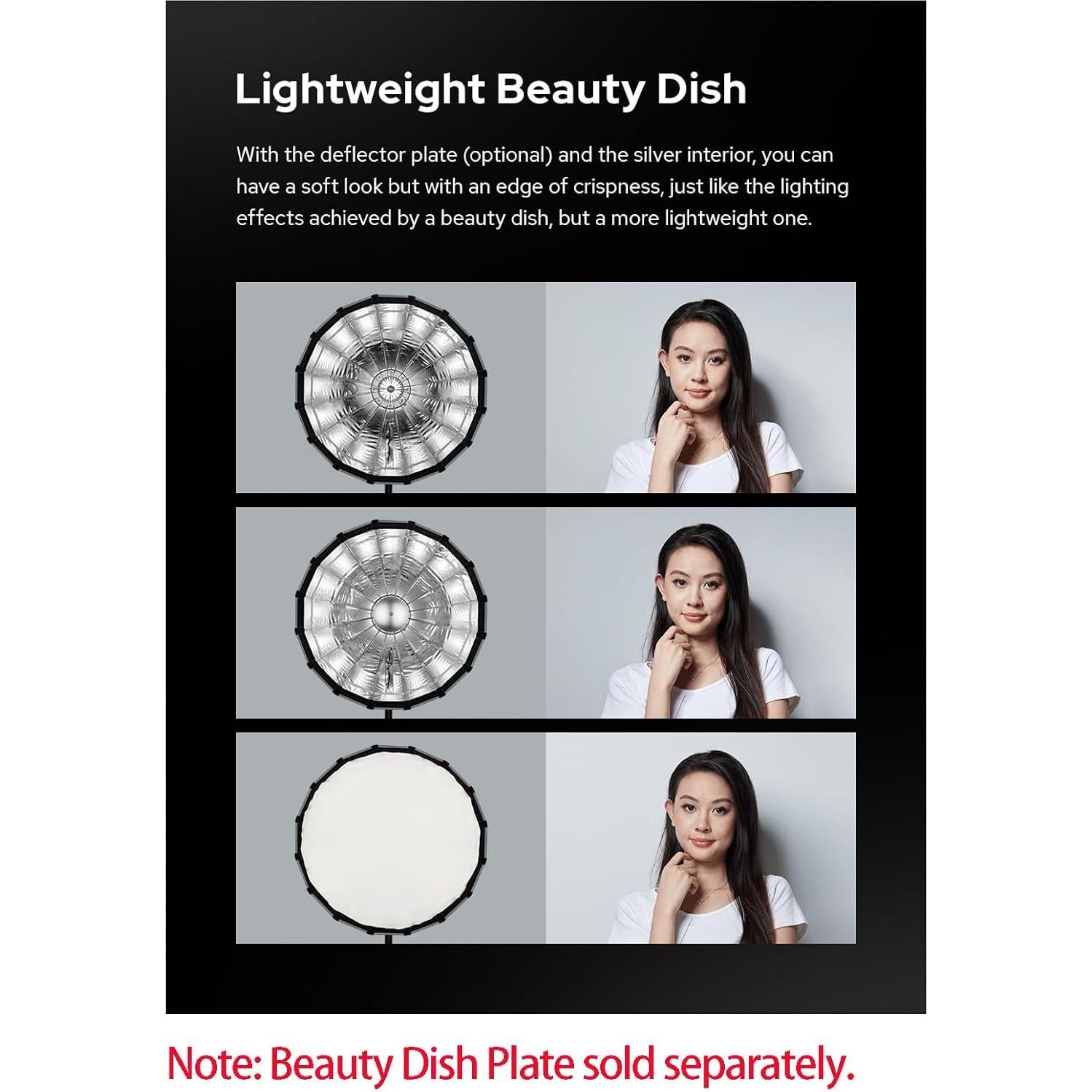 Godox Softbox Godox S85T 85cm/33.5in Quick Release Umbrella Softbox, Bowens Mount with Removable Front and Inner Diffusers for Photography, Live Streaming and Travel