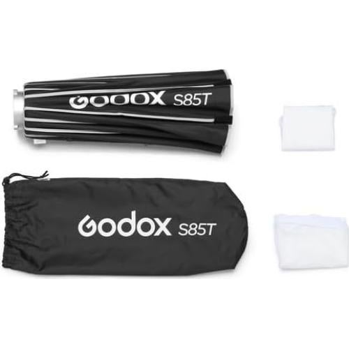 Godox Softbox Godox S85T 85cm/33.5in Quick Release Umbrella Softbox, Bowens Mount with Removable Front and Inner Diffusers for Photography, Live Streaming and Travel