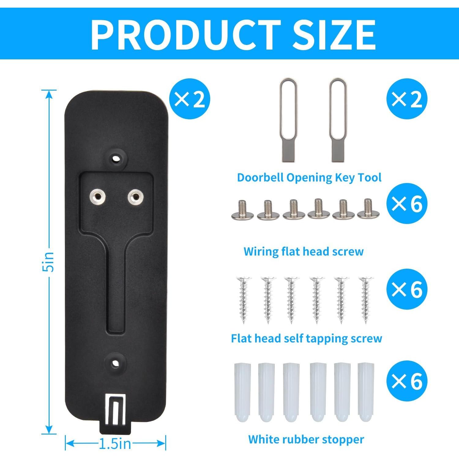 Placa de Respaldo para Timbre Blink StartVision 2pack