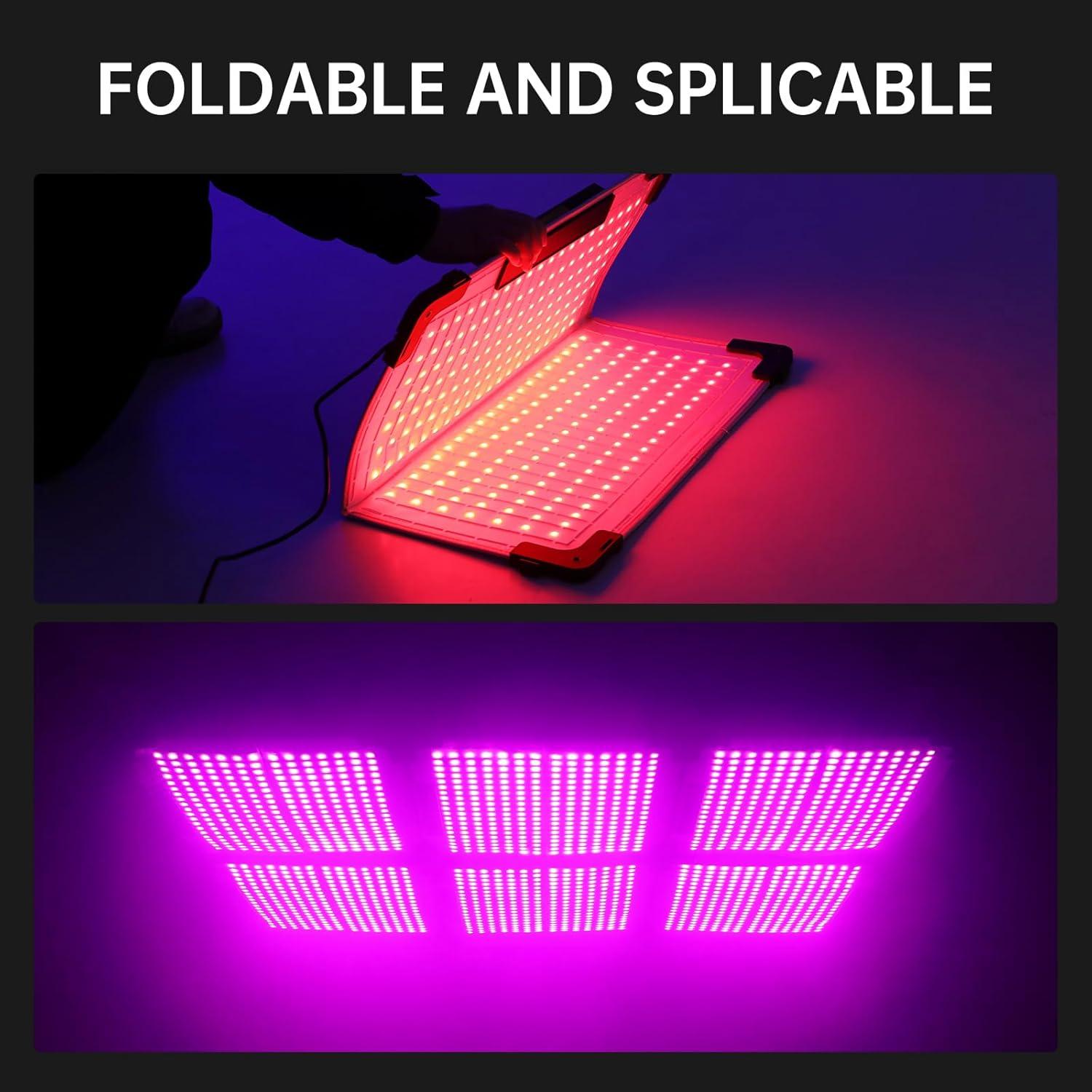 Luz de Video LED GVM B100C 100W RGB Flexible 2000K-10000K