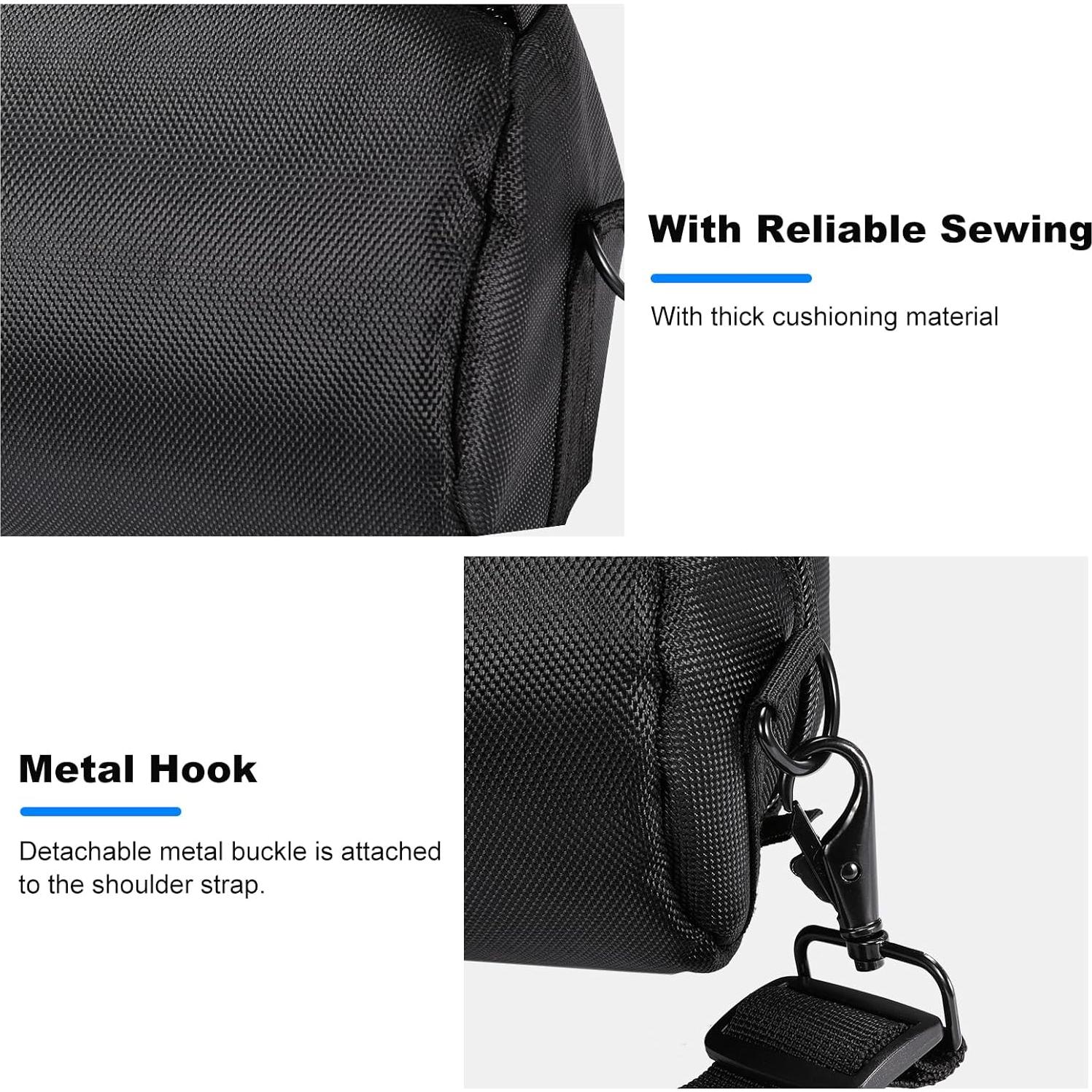 soonpho Nylon Tripod Carrying Case, Light Stand Bag with Shoulder Strap Padded for Photography Studio Flash Light Stand, Tripods, Monopods, Umbrellas, Softbox, Boom Stands, Speaker Stands (49in/125cm)