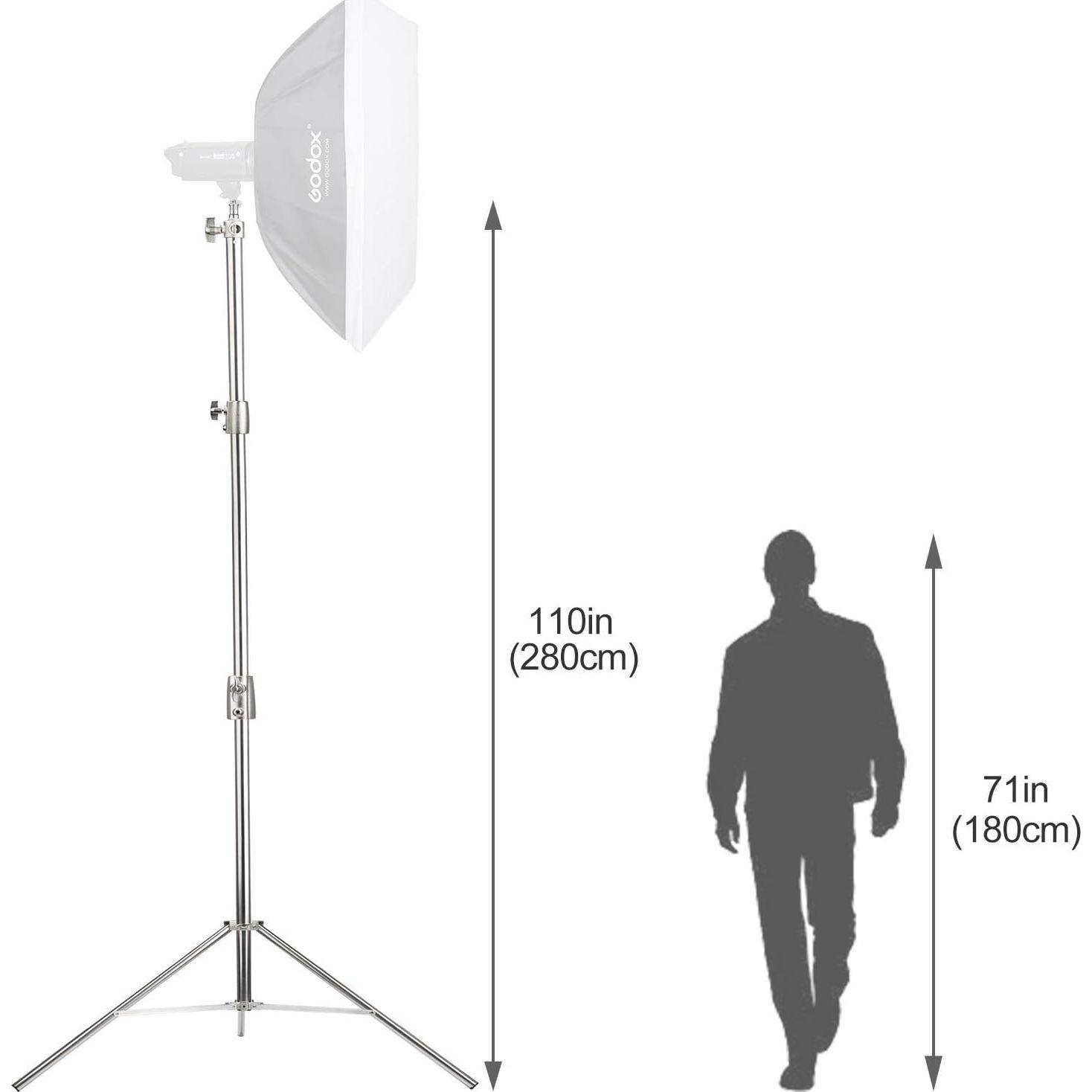 Soportes de Luz EACHSHOT 2 Piezas con Bolsa de Transporte