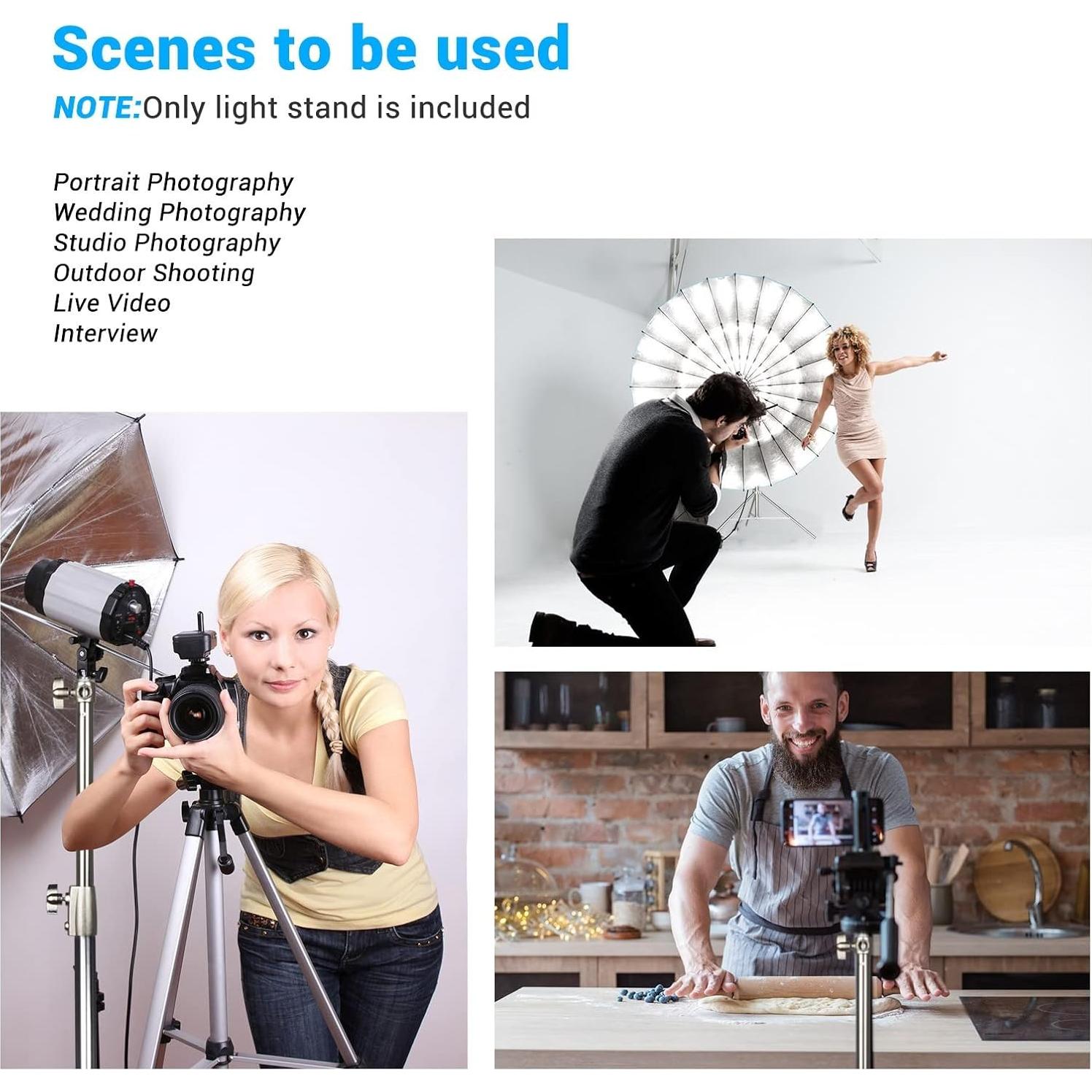 Soportes de Luz EACHSHOT 2 Piezas con Bolsa de Transporte