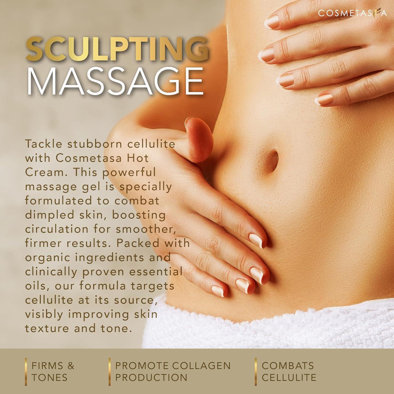 Crema Caliente Cosmetasa para Abdomen 250ml - 87% Orgánica