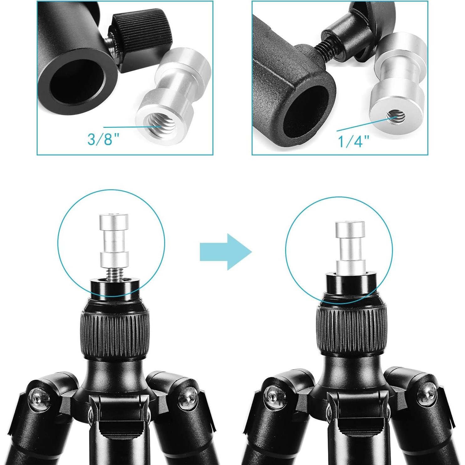 Soporte de Flash Neewer Tipo E con Paraguas - 2 Paquete