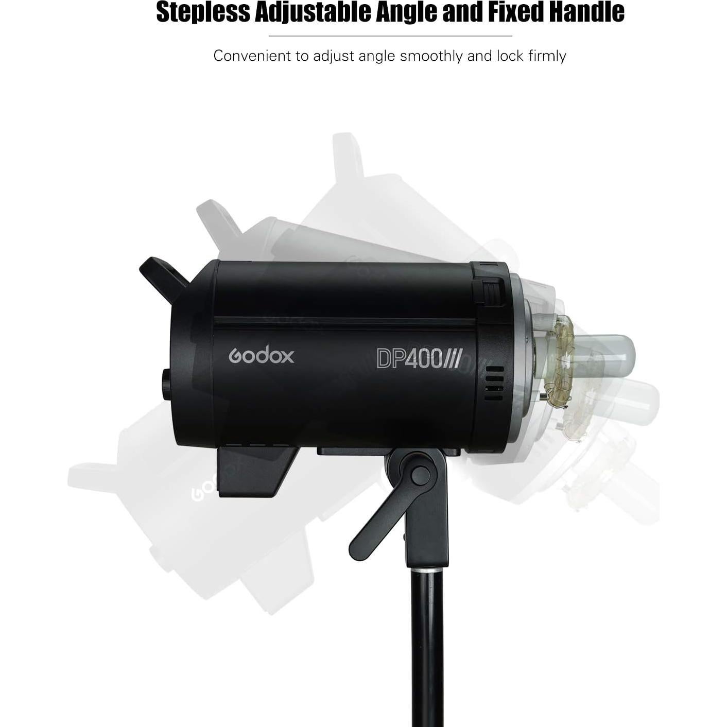 Flash de Estudio Godox DP400III 400Ws Inalámbrico 5600K