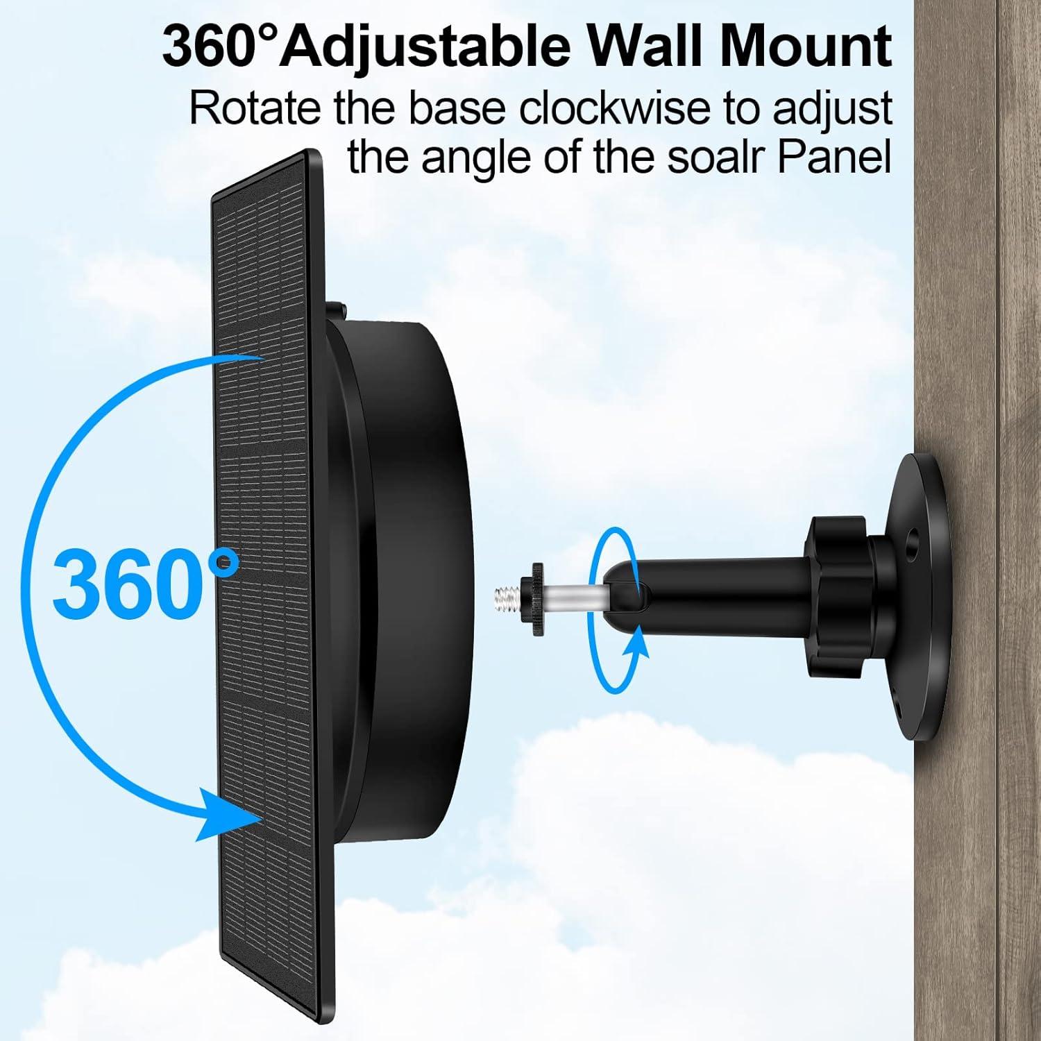 Panel Solar SANKABA 3W para Cámara Blink XT/XT2 Exterior