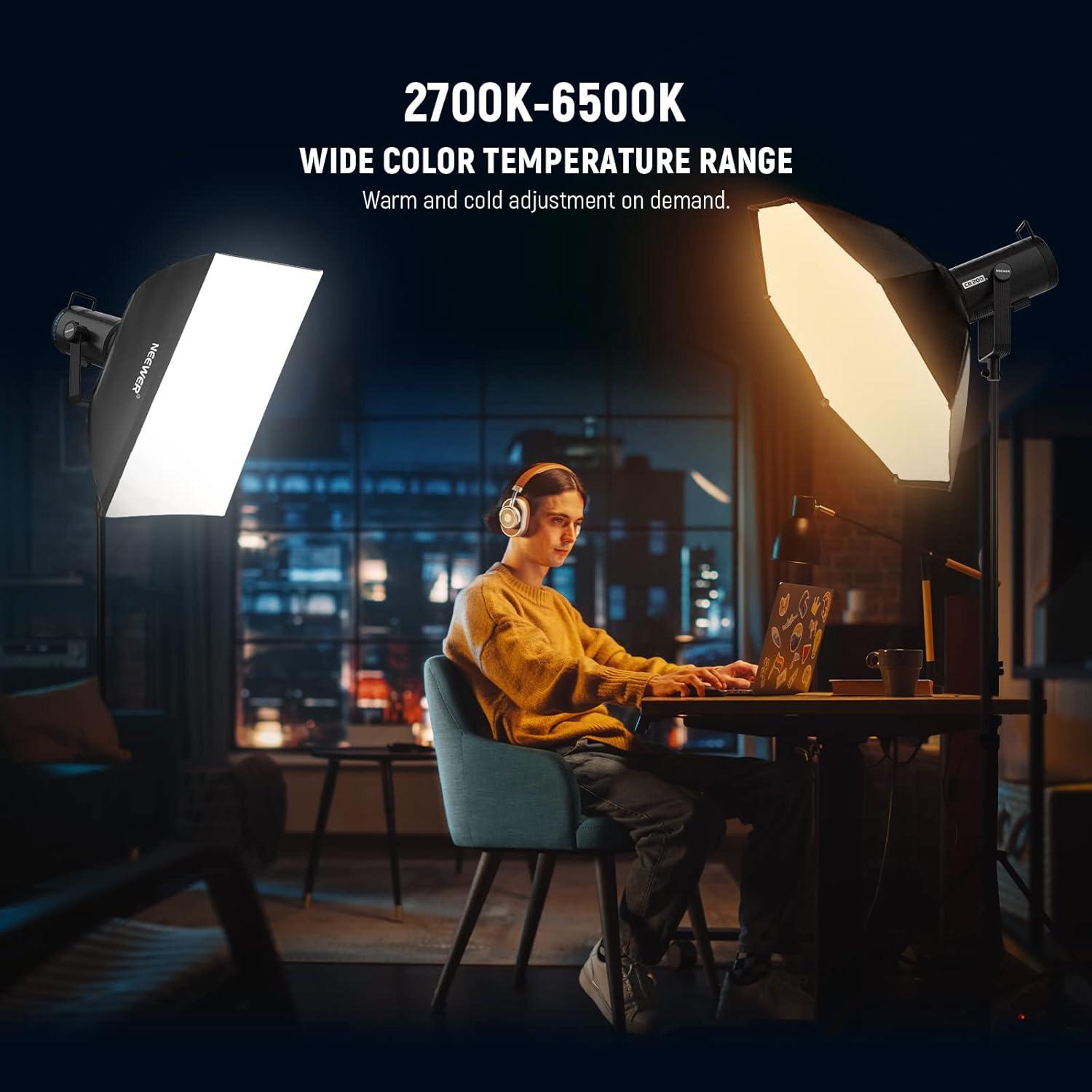 Luz de Video LED NEEWER CB200B 210W Bi Color 2700K-6500K