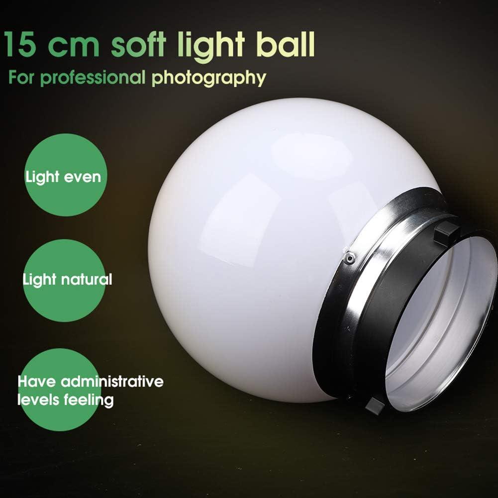Photography Light Bulb, 15CM Video Photography LED Soft Light Bulbs, General Flash Softbox Bulb for Photography Video Lighting