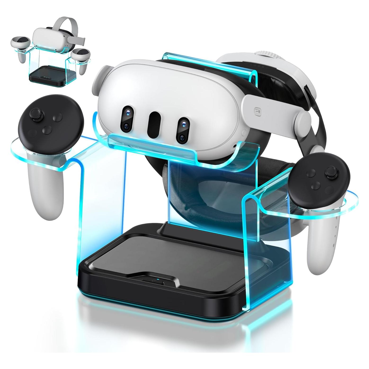 Base de Carga para Oculus Meta Quest 3/2 - 4 Baterías Recargables