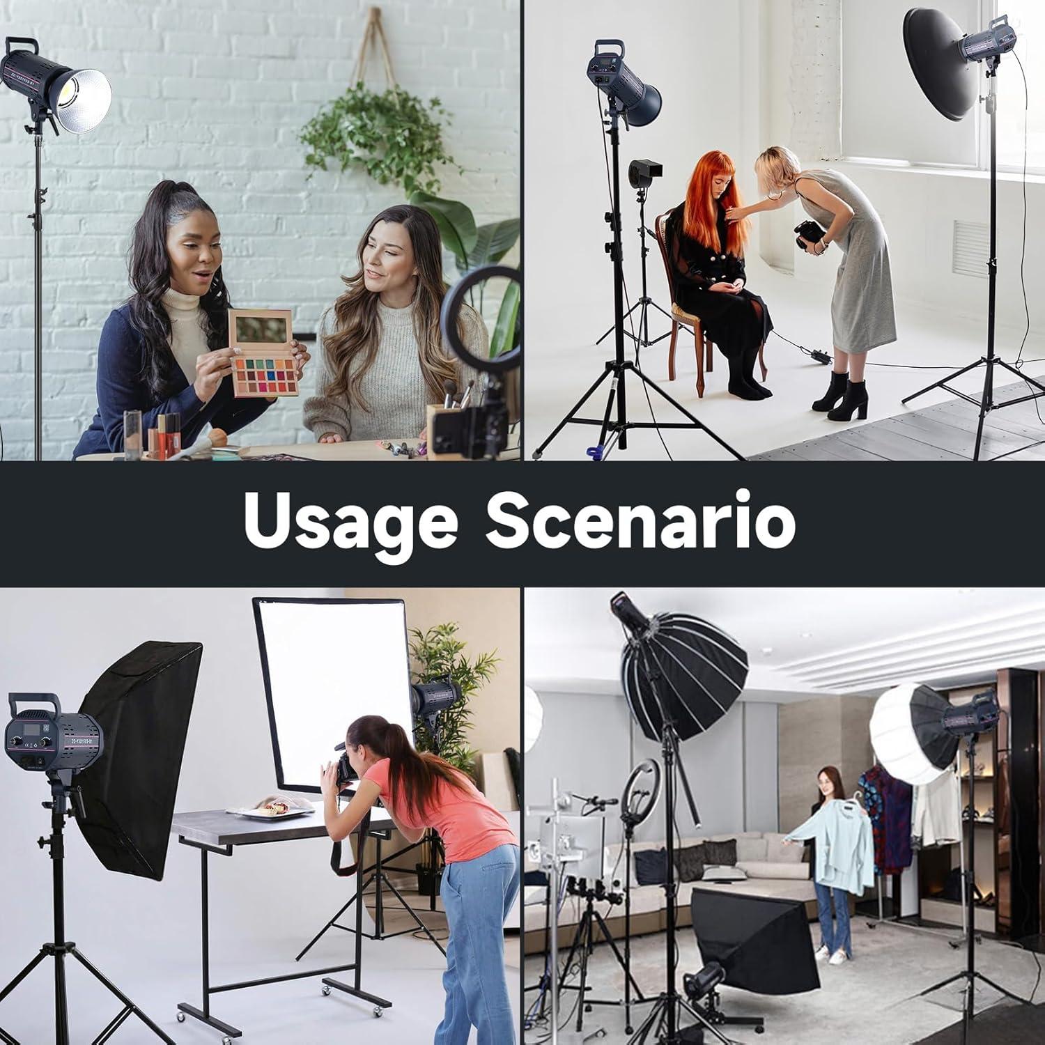 Luz de Video LED SYSCLOUD 150W Bi Color 2700K-6500K 13000LM