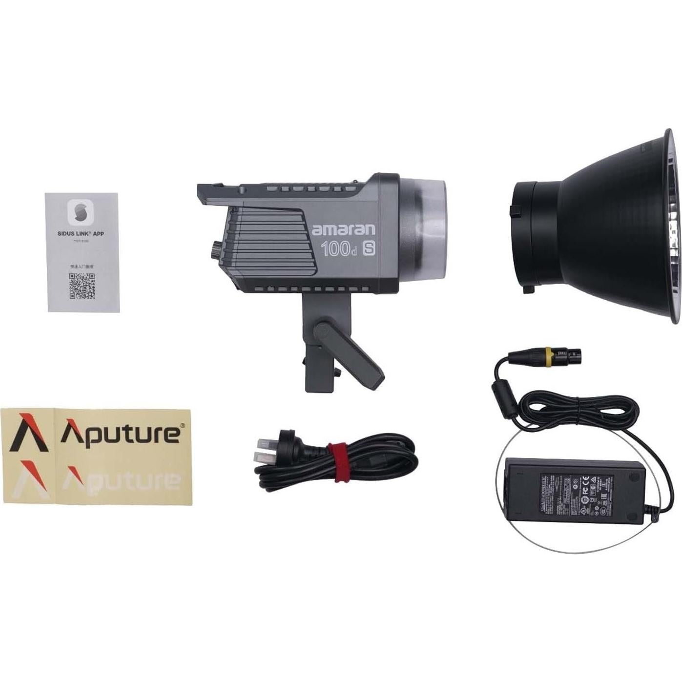 Aputure Amaran 100D S with Aputure Lantern 65cm Softbox Kit,130W LED Video Light,5600K CRI+95 with Bowens Mount for Photography,YouTube Films