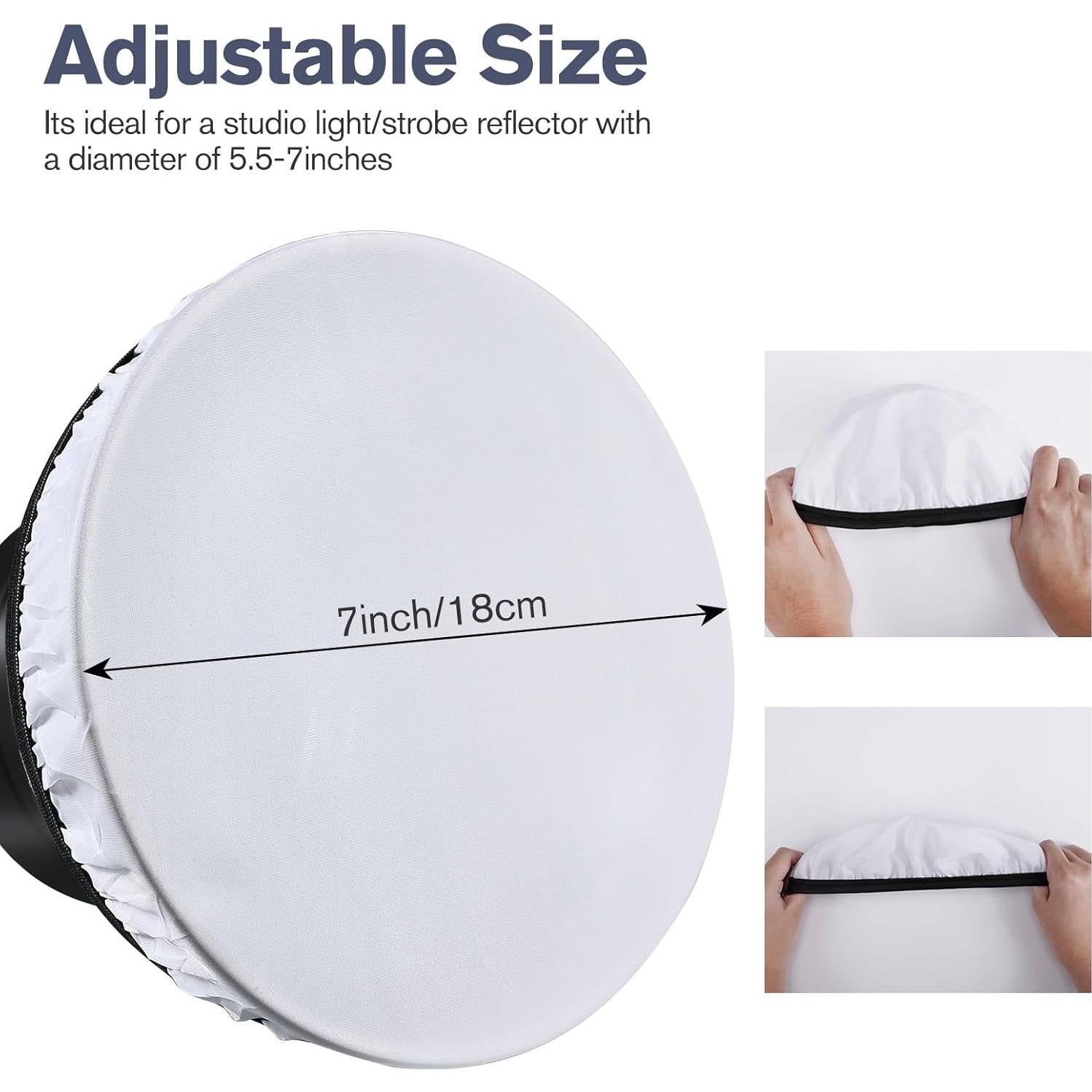 Paquete de 8 calcetines difusores de luz Aurabee 18 cm multicolor