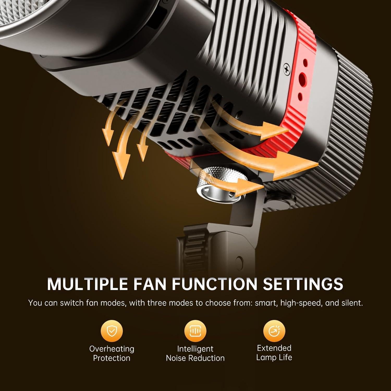 Luz de Video GVM 60W LED Portátil 2700-6800K con Baterías