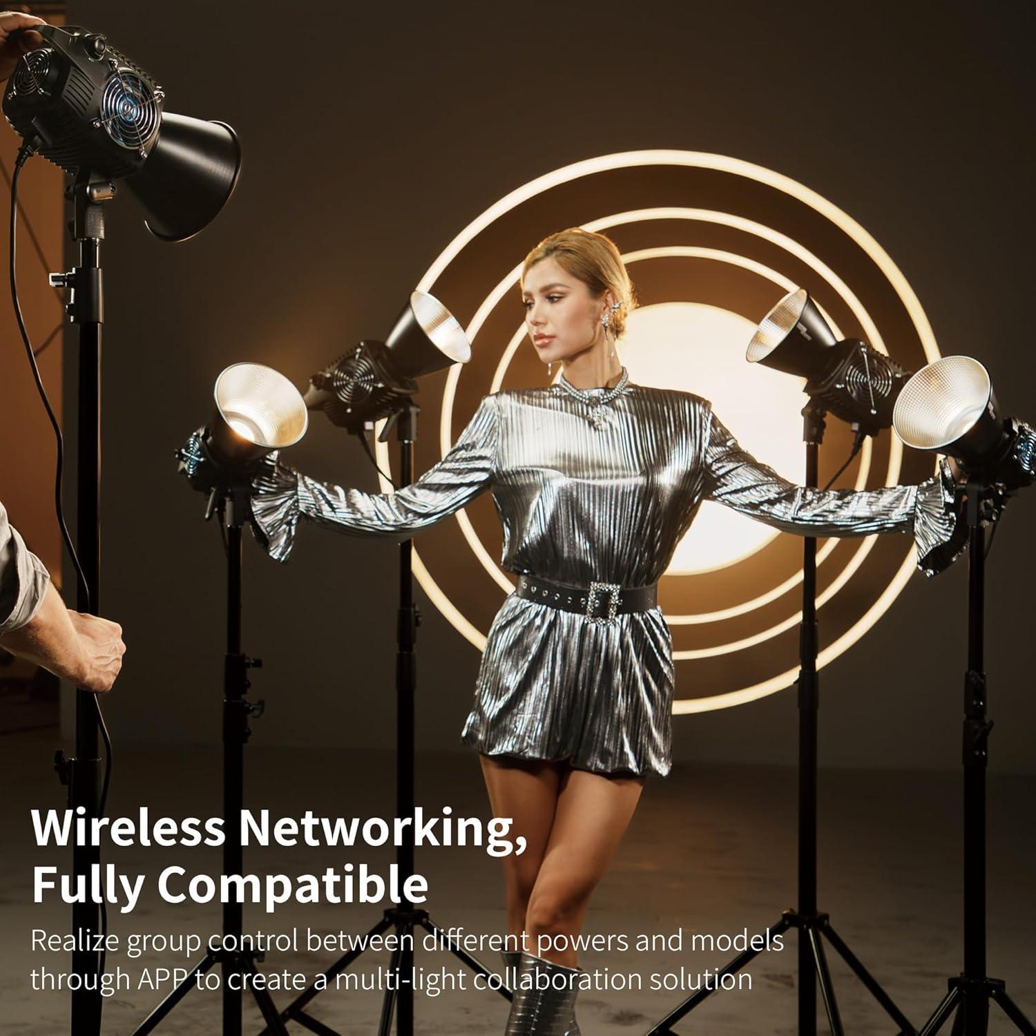 Luz de Video ZHIYUN B100 100W COB LED 2700K-6500K CRI 96+