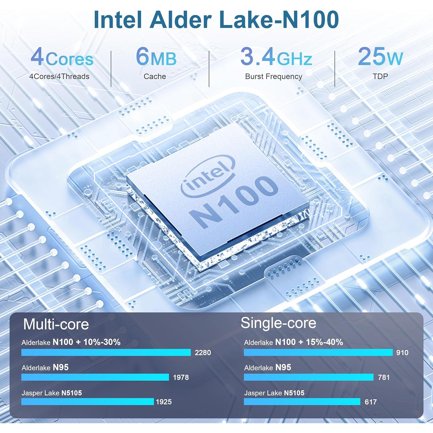 Beelink Mini PC S12 Pro Intel N100 16GB 500GB 4K HDMI