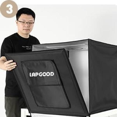 Estudio Fotográfico Portátil YouTin 40x40cm con 64 LED y 5 Fondos