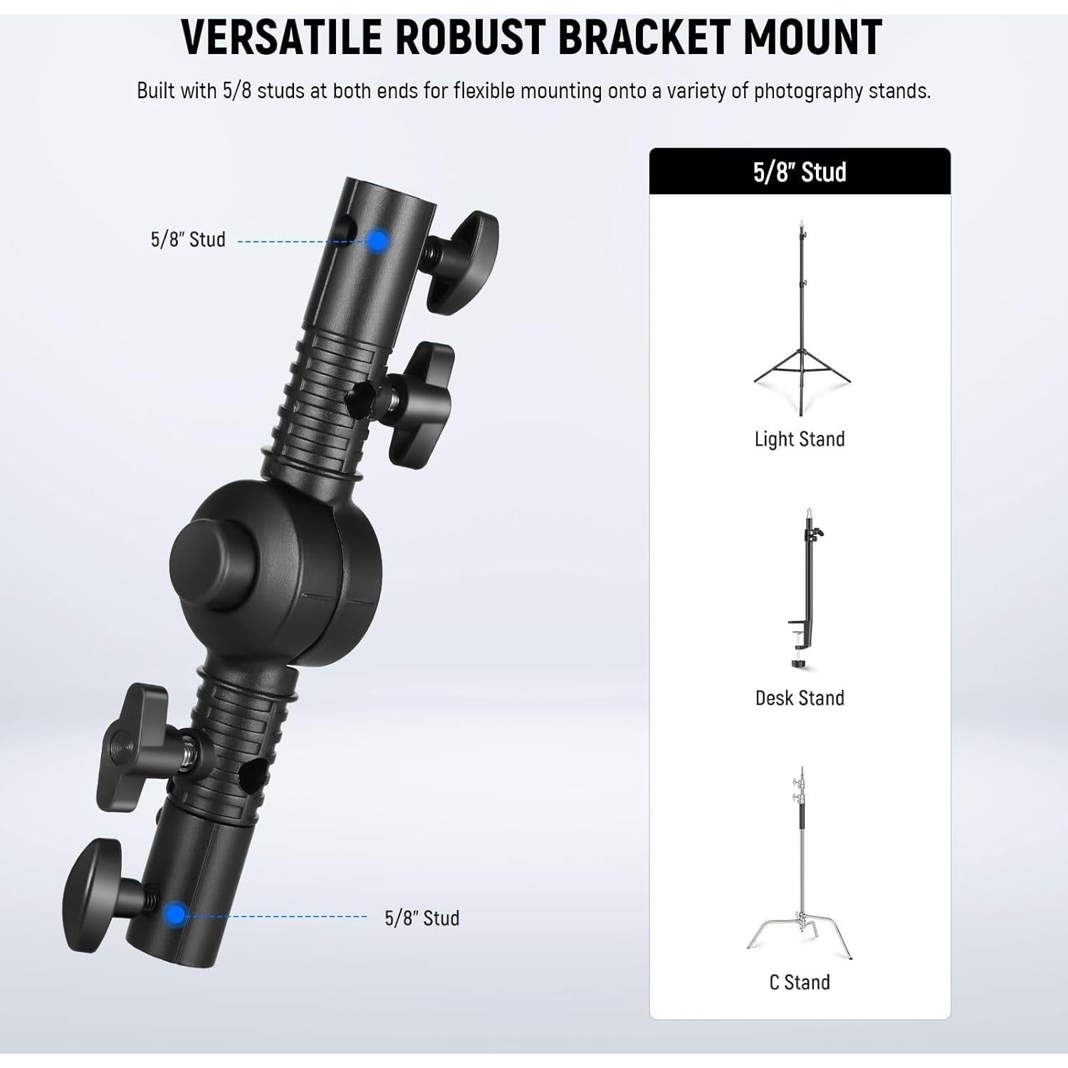 Soporte de Flash NEEWER UA039 Ajustable 270° para Cámara