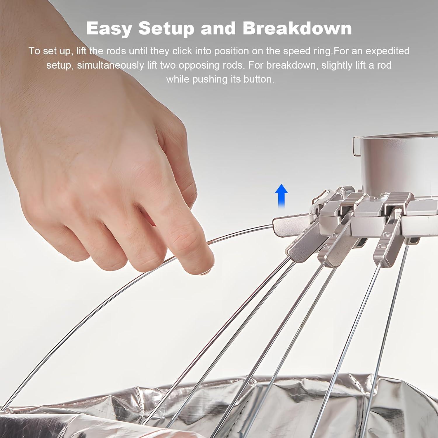 Godox Softbox 60cm Montura Bowens Compacto con Difusores