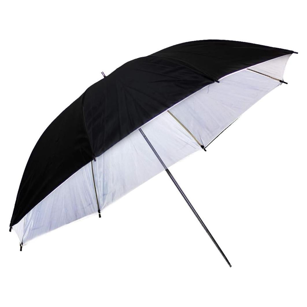 Paraguas Reflector Doble Capa LimoStudio 101.6 cm Negro Blanco