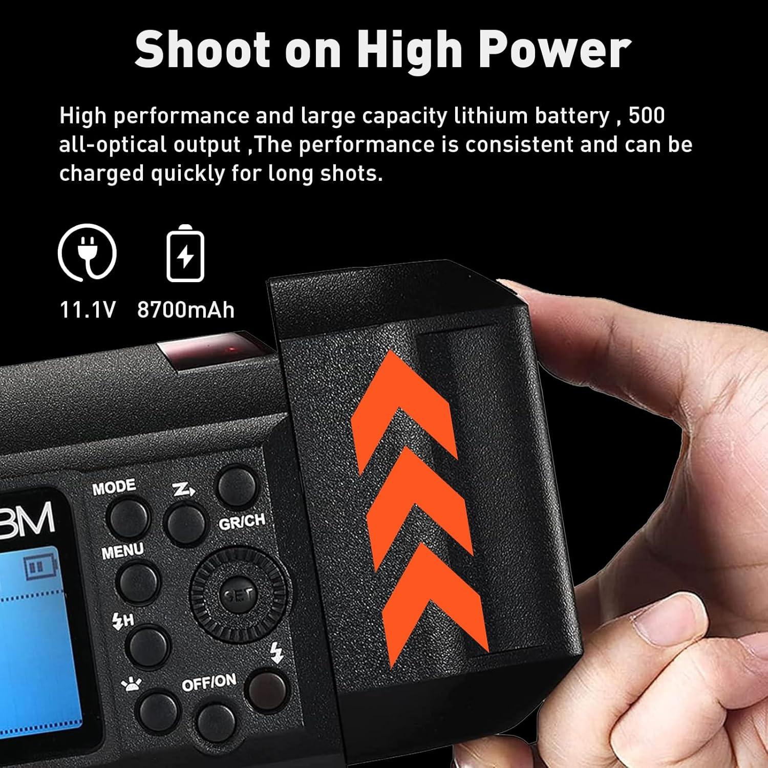 Godox AD600BM Kit de Luz de Estudio Flash 600Ws Inalámbrico