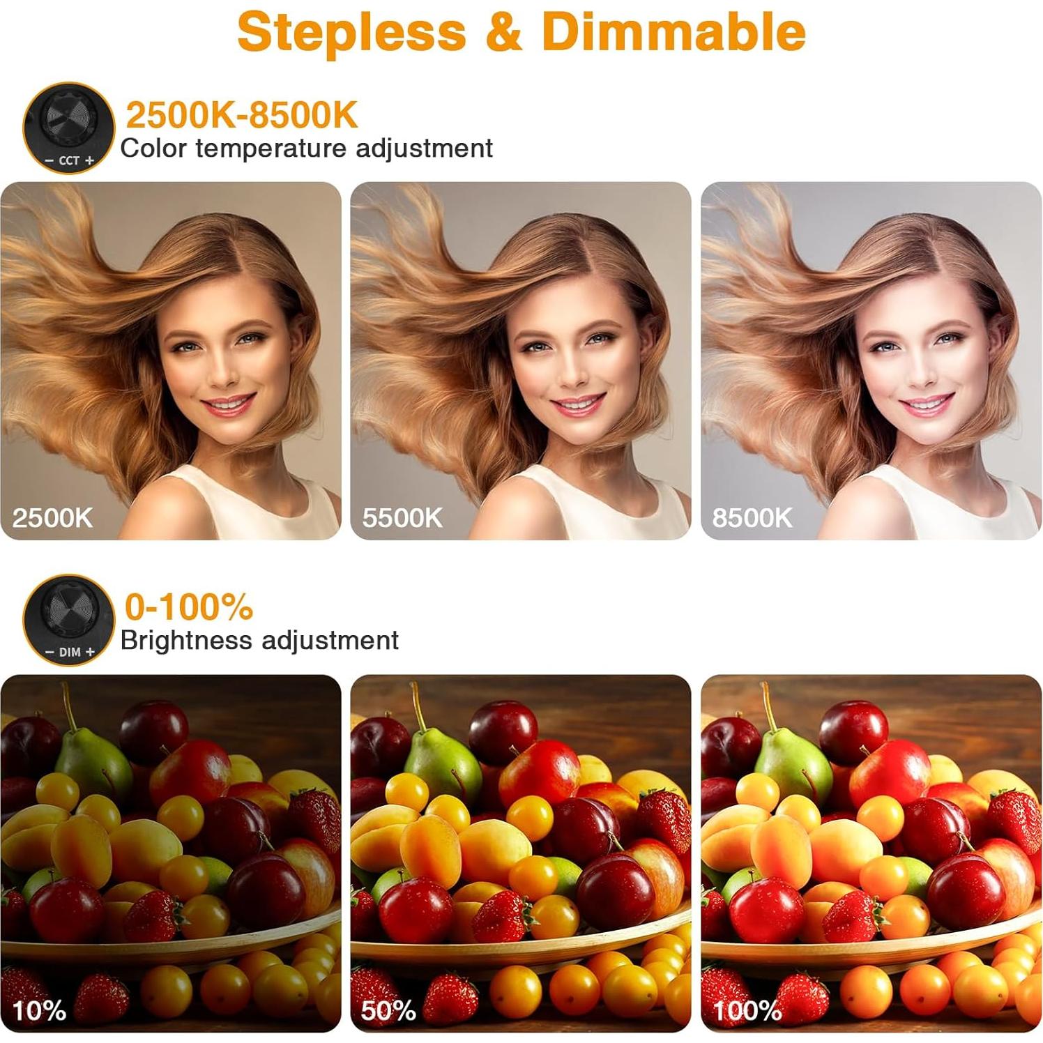 Panel de Luz LED Unicucp U-L20 20W 4000mAh para Fotografía