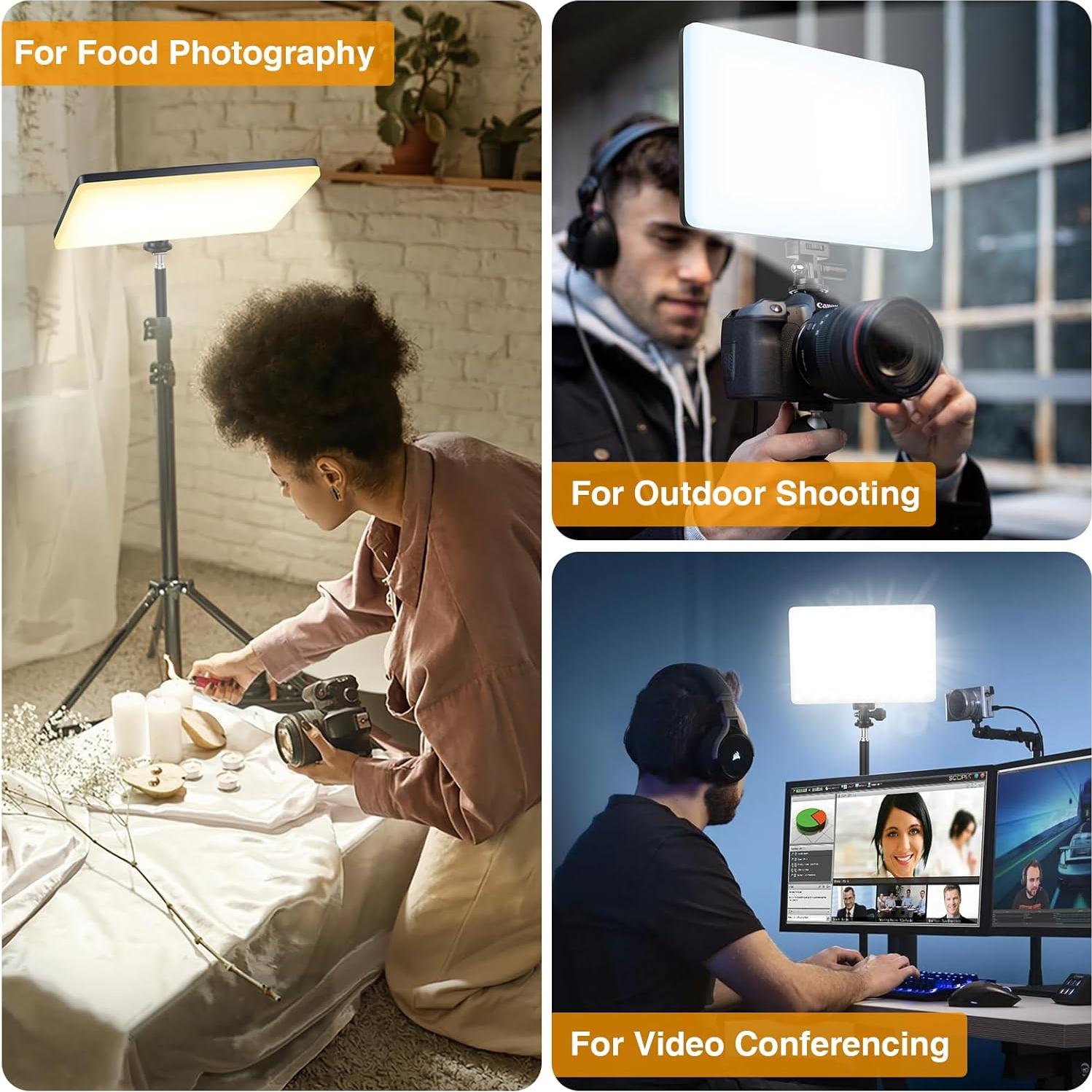 Panel de Luz LED Unicucp U-L20 20W 4000mAh para Fotografía