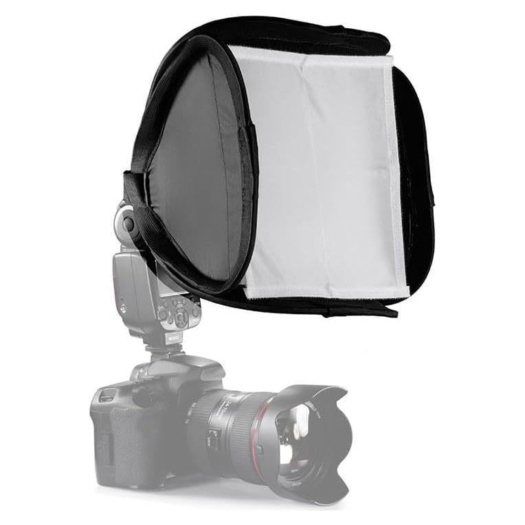 Softbox Portátil 23x23cm Cámara Reflex - Difusor Flash DSLR