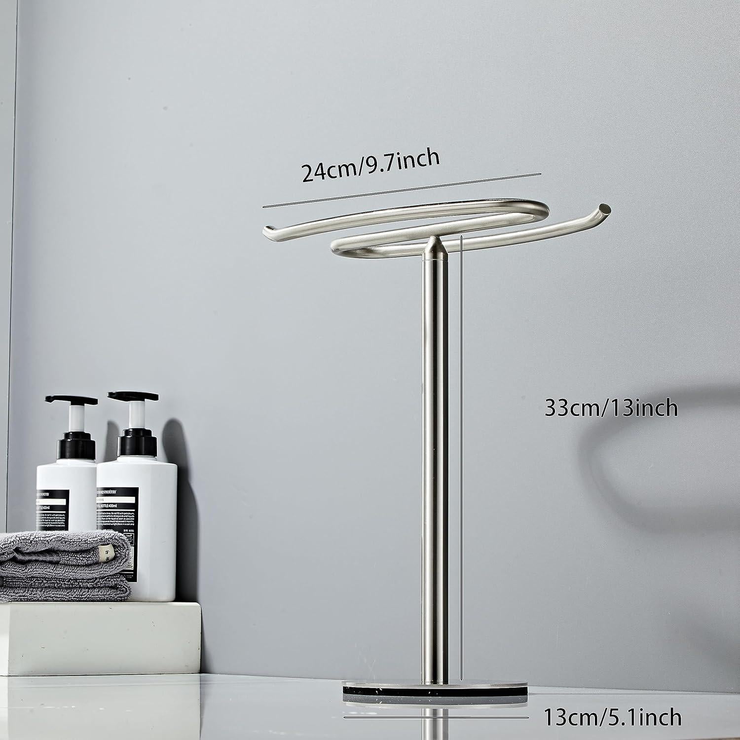 Soporte de Toalla de Mano BTHRMHW Acero Inoxidable Cepillado