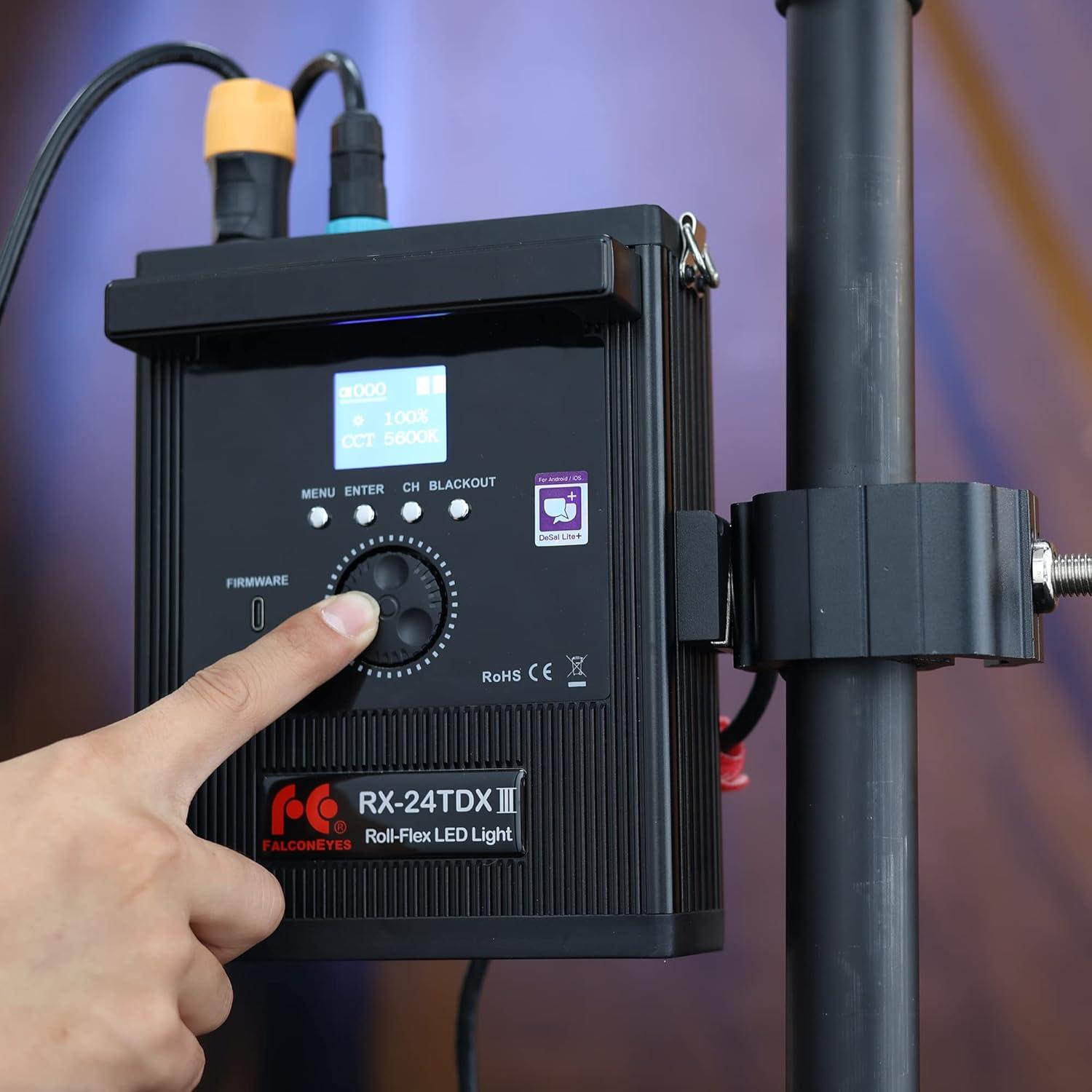 Luz LED Flexible Bi-Color Falcon Eyes RX-24TDX III 220W IPX8